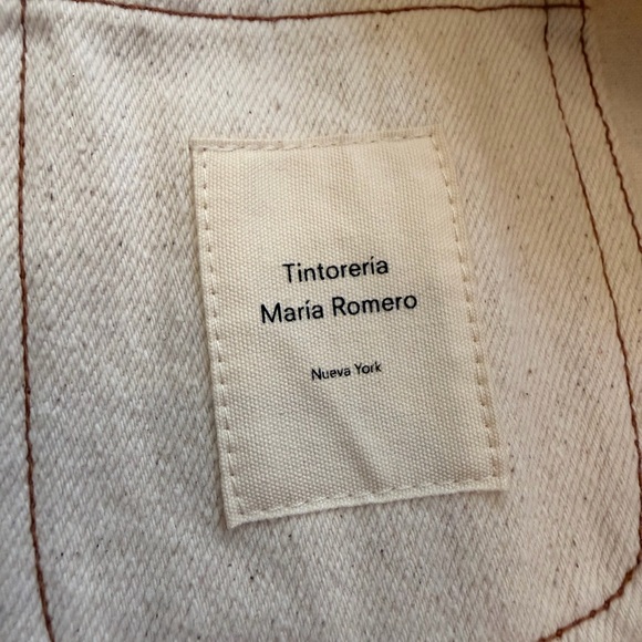 Tintoreria Maria Romero  MACARENA UTILITY JACKET Cream Size Medium Women’s - Picture 2 of 11